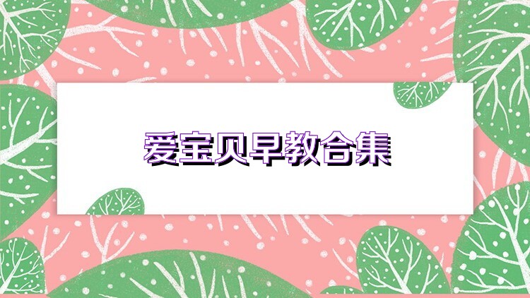 爱宝贝早教合集