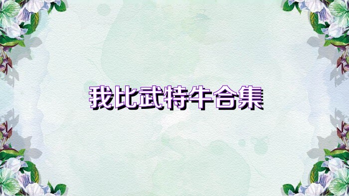 我比武特牛合集