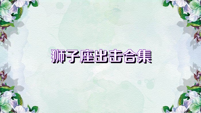 狮子座出击合集