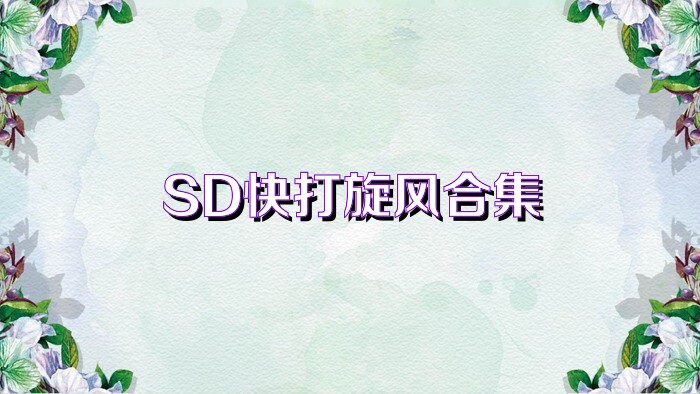 SD快打旋风合集