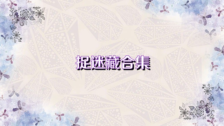 捉迷藏合集