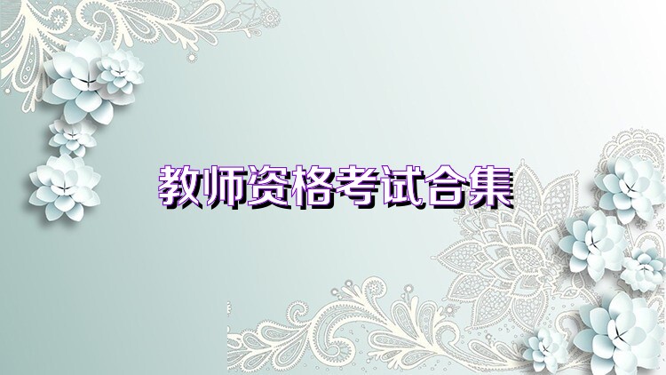 教师资格考试合集