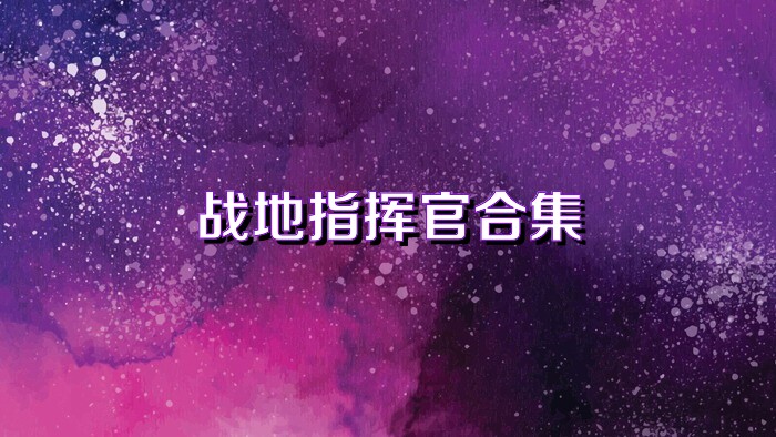 战地指挥官合集