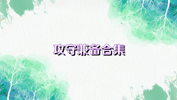 攻守兼备合集