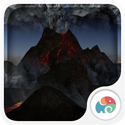 3D火山梦象动态壁纸