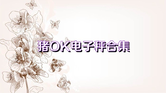 猪OK电子秤合集