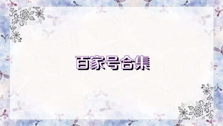 百家号合集