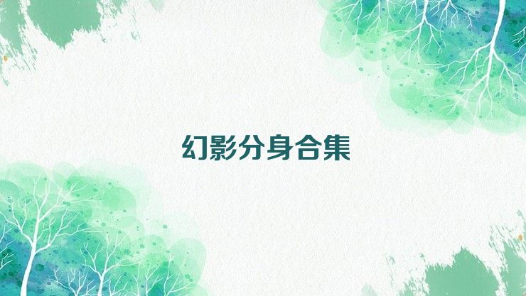 幻影分身合集