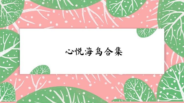 心悦海岛合集