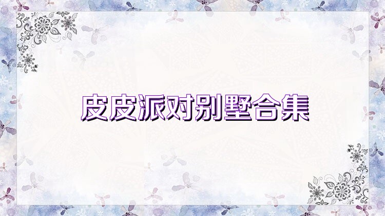 皮皮派对别墅合集