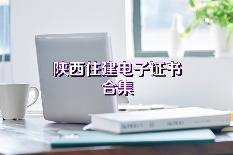 陕西住建电子证书合集