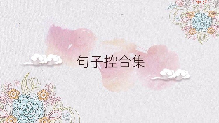 句子控合集