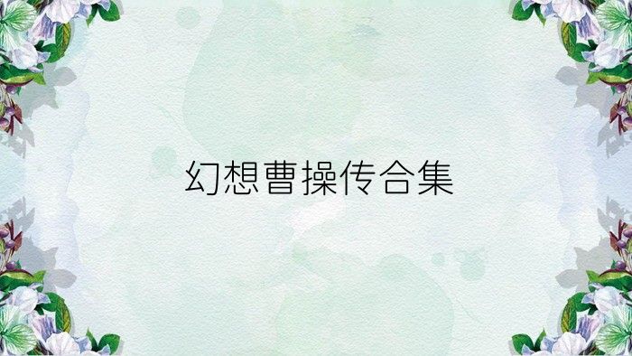 幻想曹操传合集