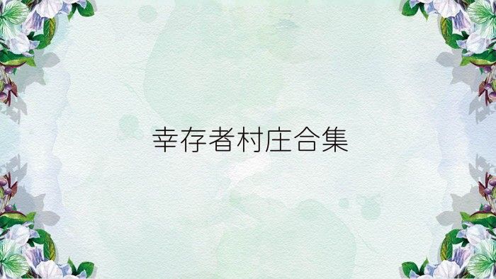 幸存者村庄合集