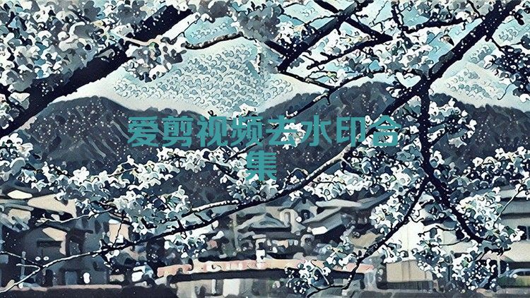 爱剪视频去水印合集