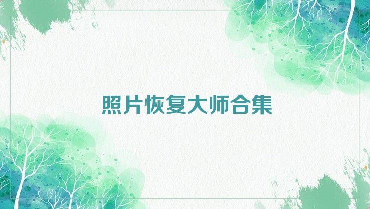 照片恢复大师合集