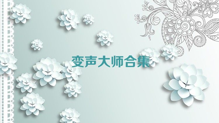 变声大师合集