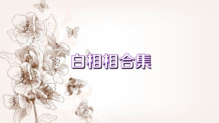 白相相合集