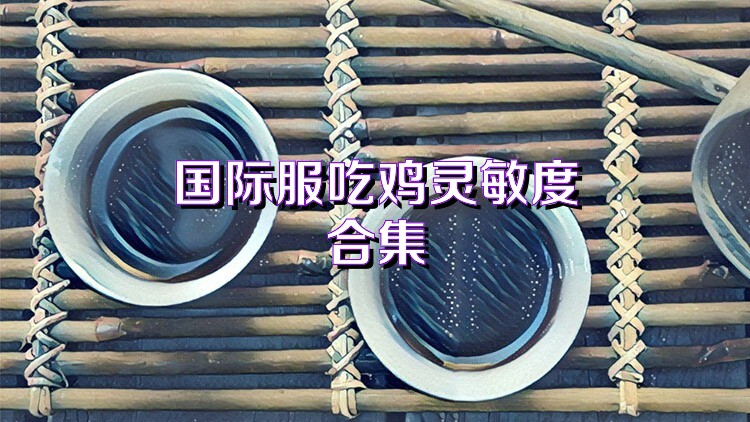 国际服吃鸡灵敏度合集
